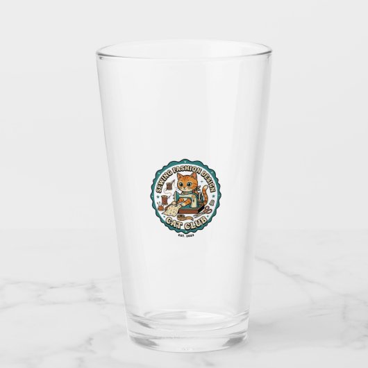 Verre Conception de mode de couture Chat Cadeau pour ama (Devant)