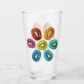Verre Conception de Motif Kiwi Multicolor (Dos)
