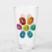Verre Conception de Motif Kiwi Multicolor (Devant)