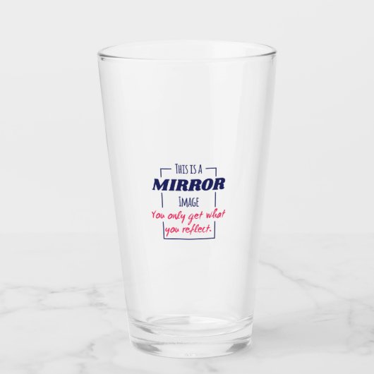 Verre Conception de motivation Mentalité de réflexion da (Devant)