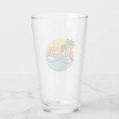 Verre Conception de nom de Thomas Retro Sunset (Dos)