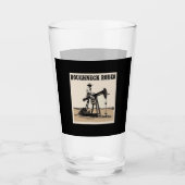 Verre Conception de rodéo de pompe à cheval, champ pétro (Devant)