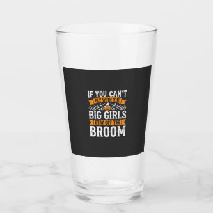 Verre Conception de sorcière à balai pour grandes filles
