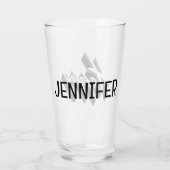 Verre Conception de texte agréable (Dos)