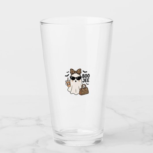 Verre Conception de vecteur de noeud de léopard de fantô (Devant)