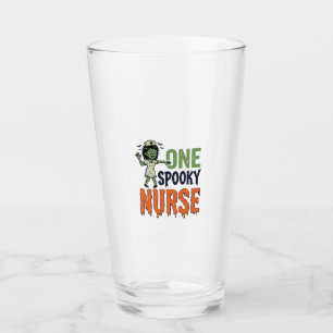Verre Conception de vecteur vintage Halloween infirmière