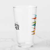 Verre Conception du chat noir du milieu du siècle (Droite)