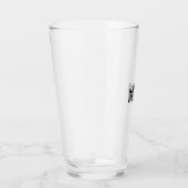 Verre Conception graphique de maman vache mignonne arc_1 (Droite)
