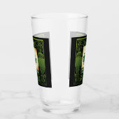 Verre Conception Irlandaise Celtique Verte Traditionnell (Gauche)
