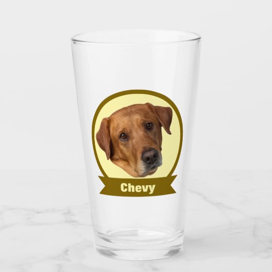Verre Conception personnalisée des animaux (Devant)