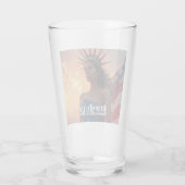 Verre Conception splendide du 4 juillet - Feux d'artific (Dos)