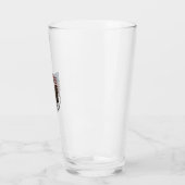 Verre Conception vectorielle de chevaux courant patrioti (Gauche)