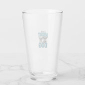 Verre Conception vectorielle de citation d'amant de chie (Dos)