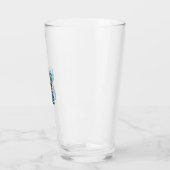 Verre Conception vectorielle de citation d'amant de chie (Gauche)