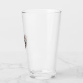 Verre Conception vectorielle de gravure vintage d'abeill (Gauche)