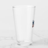 Verre Conception vectorielle de lettrage de drapeau de p (Droite)