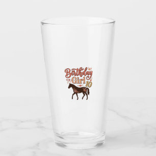 Verre Conception vectorielle florale de cheval 10 pour f
