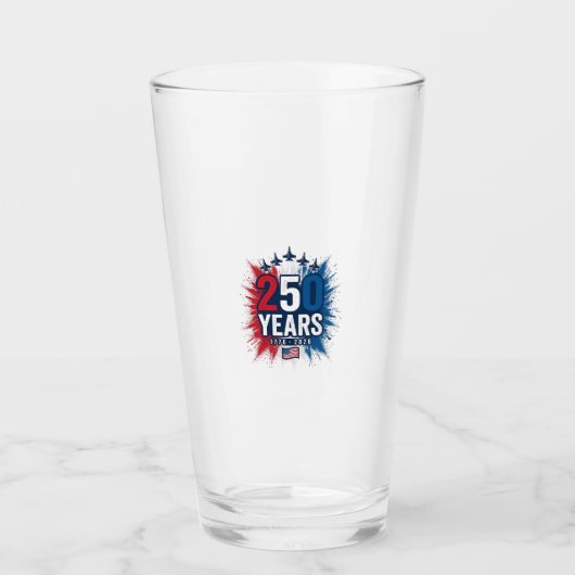 Verre Conception vectorielle pour le 250e anniversaire d (Devant)