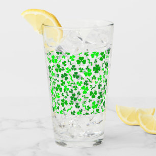 Verre Confettis motifs chanceux de la Saint-Patrick