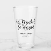 Verre Consommation moderne Boire être marié Mariage (Devant)