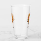 Verre cookies mignons et lait ajouter nom (Gauche)