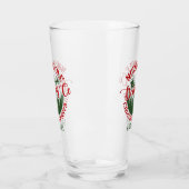 Verre cool Christmas Brasserie ajouter nom bière (Gauche)