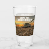 Verre Cool Personalized Farming Legend Combine Corn (Devant)
