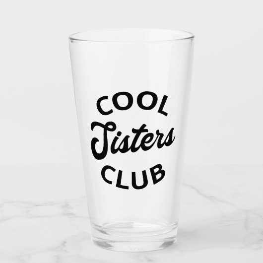 Verre Cool Sisters Club I (Devant)
