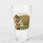 Verre Cool Thanksgiving Dinde fête (Dos)