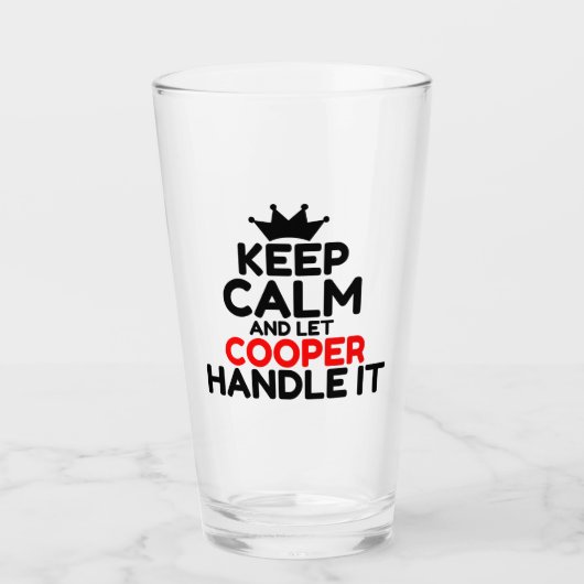 VERRE COOPER (Devant)