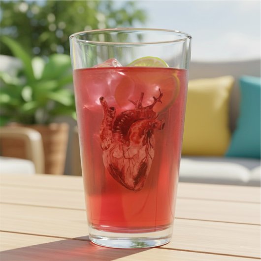 Verre Copo De Pint Hearts