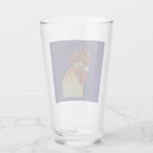 Verre Coq : tête libre (Dos)