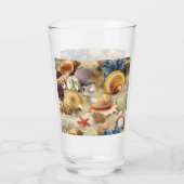 Verre Coques de mer sur la plage (Dos)