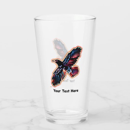 Verre Corbeau Iridescendant (Dos)