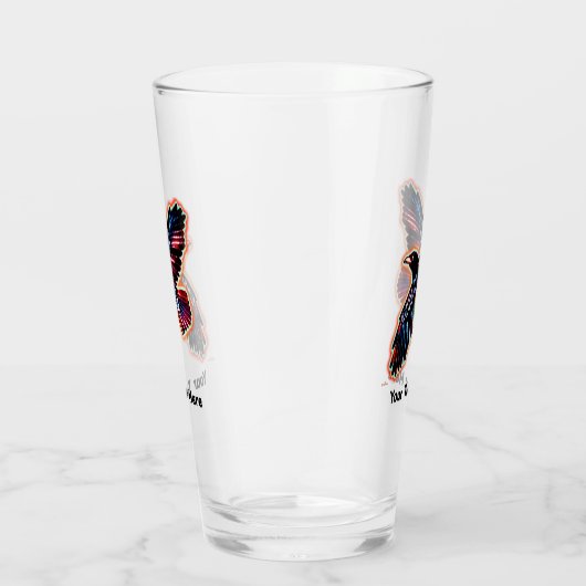 Verre Corbeau Iridescendant (Droite)