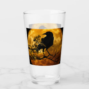 Verre Corbeau noir gothique Déplaisant et Halloween de 