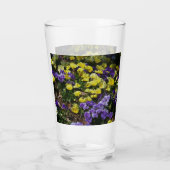 Verre Coteau de panneaux violets et jaunes (Dos)