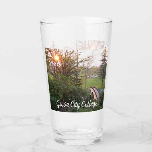 Verre Coucher de soleil au Rainbow Bridge à Grove City C (Devant)