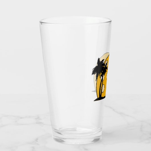 Verre Coucher de soleil de Pickleball Beach (Droite)