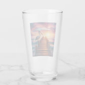 Verre Coucher de soleil marin/côtier/plage de pélican (Dos)