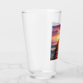 Verre Coucher de soleil marin/côtier/plage de pélican (Droite)