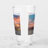 Verre Coucher de soleil profond à Chicago (Gauche)
