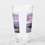 Verre Coucher de soleil rose sur le lac (Droite)