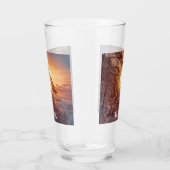 Verre Coucher de soleil sur la mer et le pin (Droite)