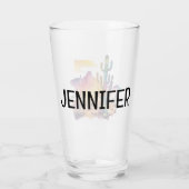 Verre coucher de soleil sur le désert mexicain (Dos)