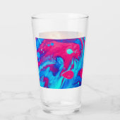 Verre coucher de soleil sur l'eau (Dos)