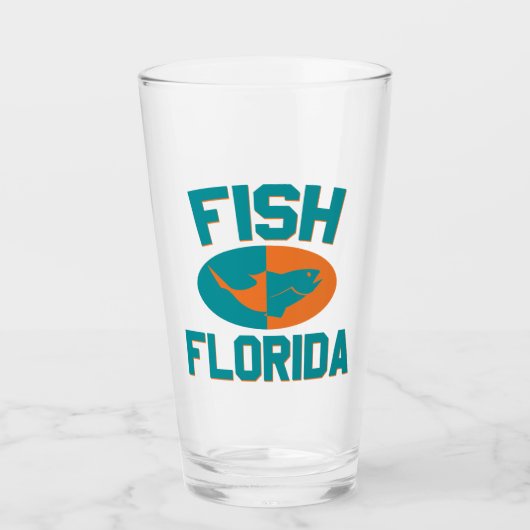 Verre Couleurs de la pêche en Floride (Devant)