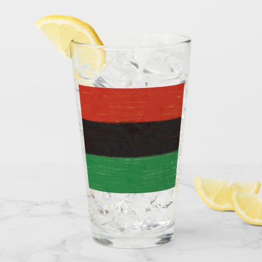 Verre Couleurs Kwanzaa (Devant glace)