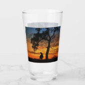 Verre Country Western Roping Cowboy (Dos)