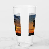 Verre Country Western Roping Cowboy (Gauche)